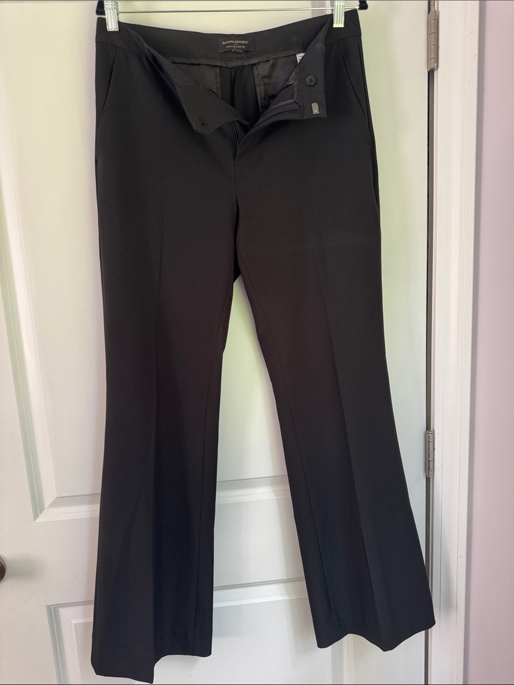 Banana Republic Black Bootcut Ponte Pants